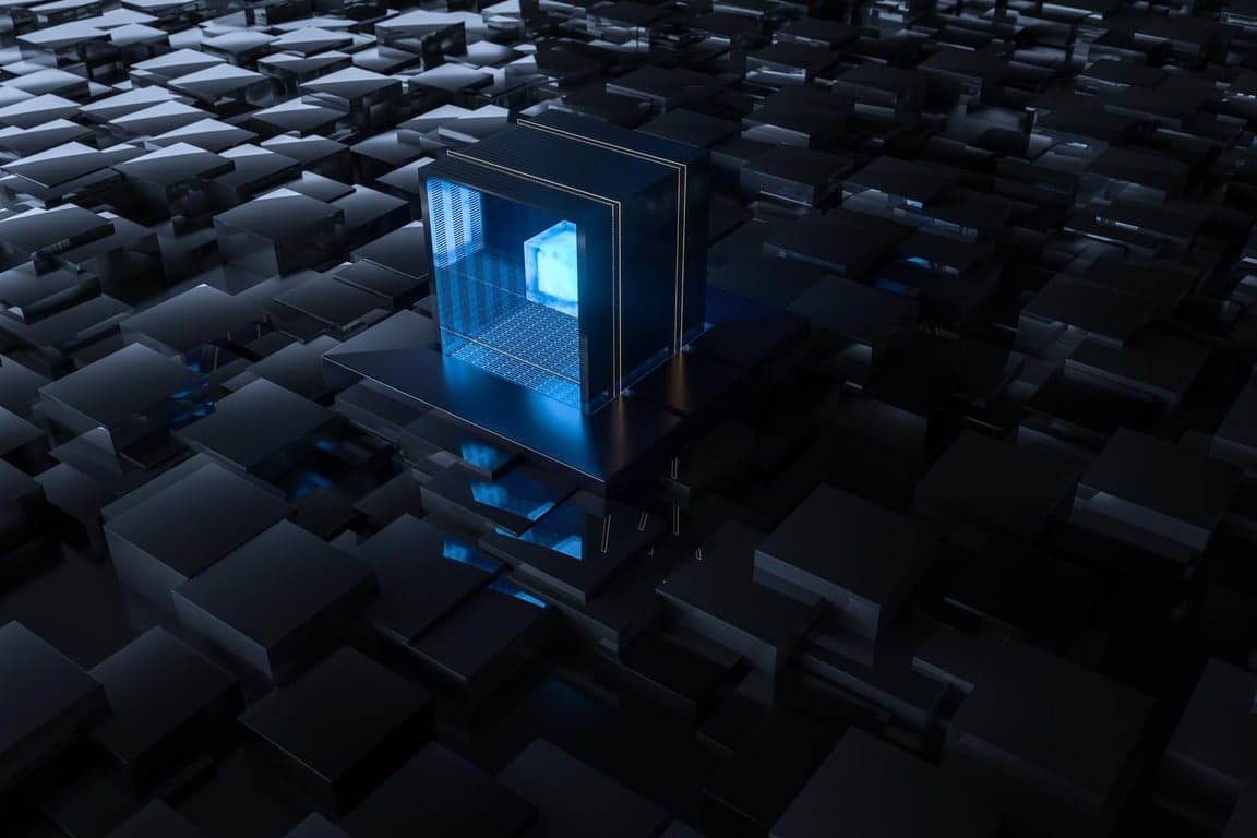 Abstract image representing serverless code execution with Azure Functions in the cloud environment.