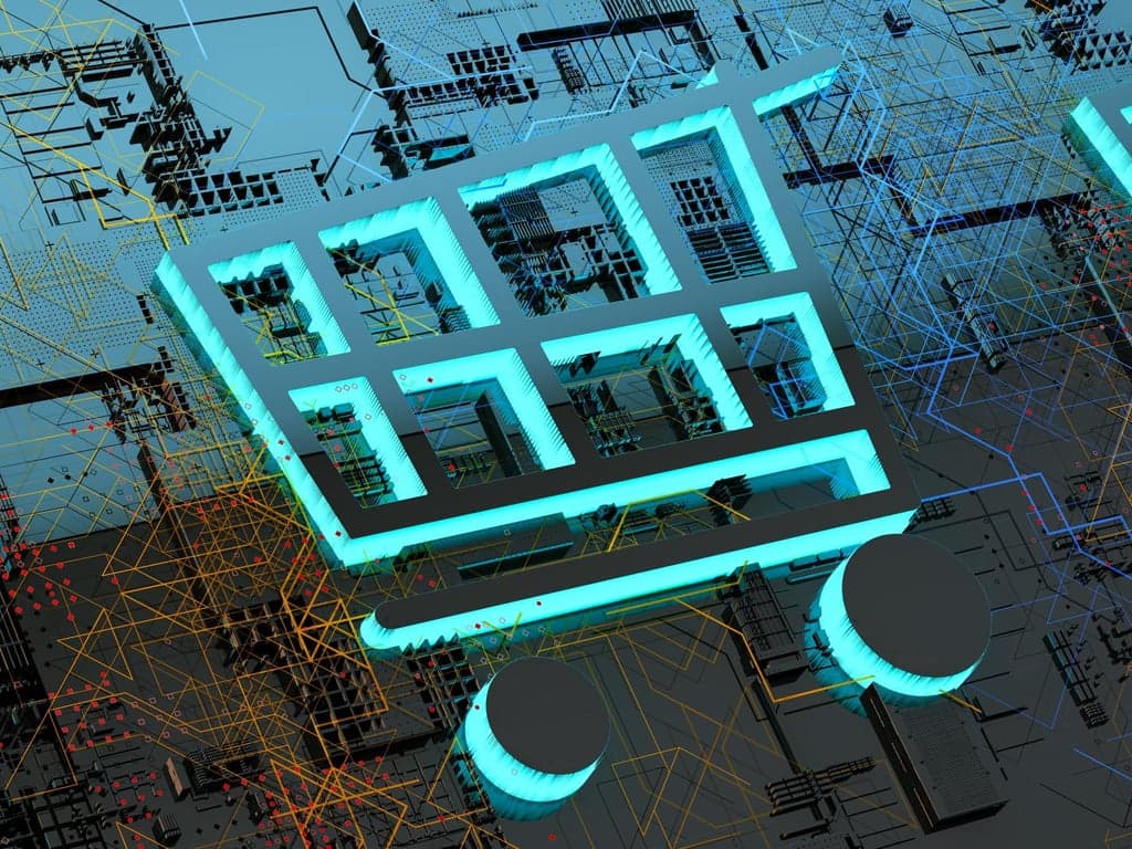 Abstract visual representing SRE principles ensuring website dependability through interconnected technology nodes.
