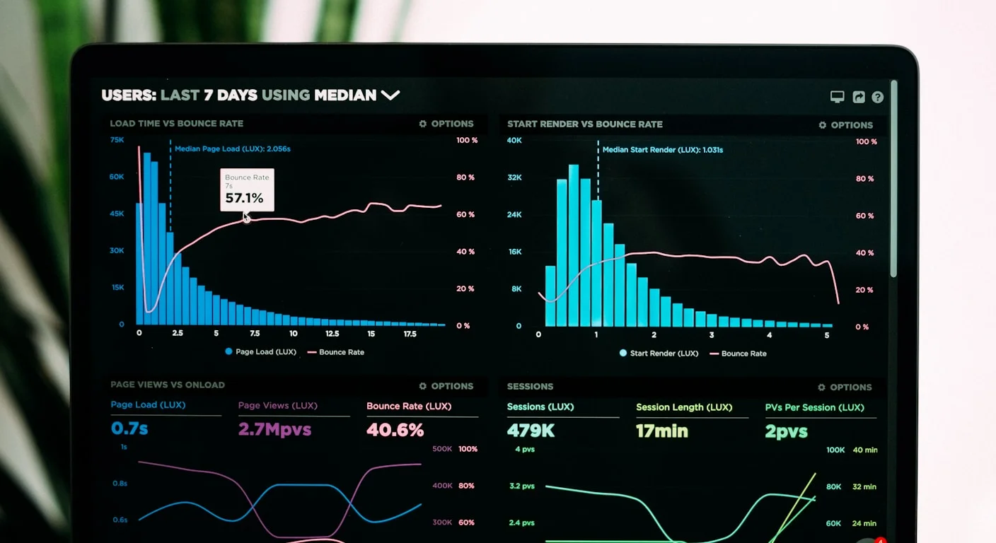 Professional building automated workflows with AI and no-code tools on a modern workspace