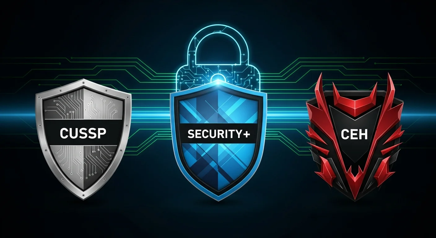 Cybersecurity Certifications 2026: CISSP vs Security+ vs CEH Compared