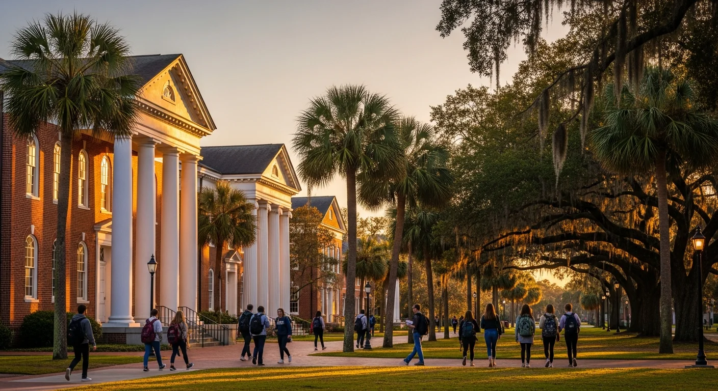 South Carolina university campus representing computer science education