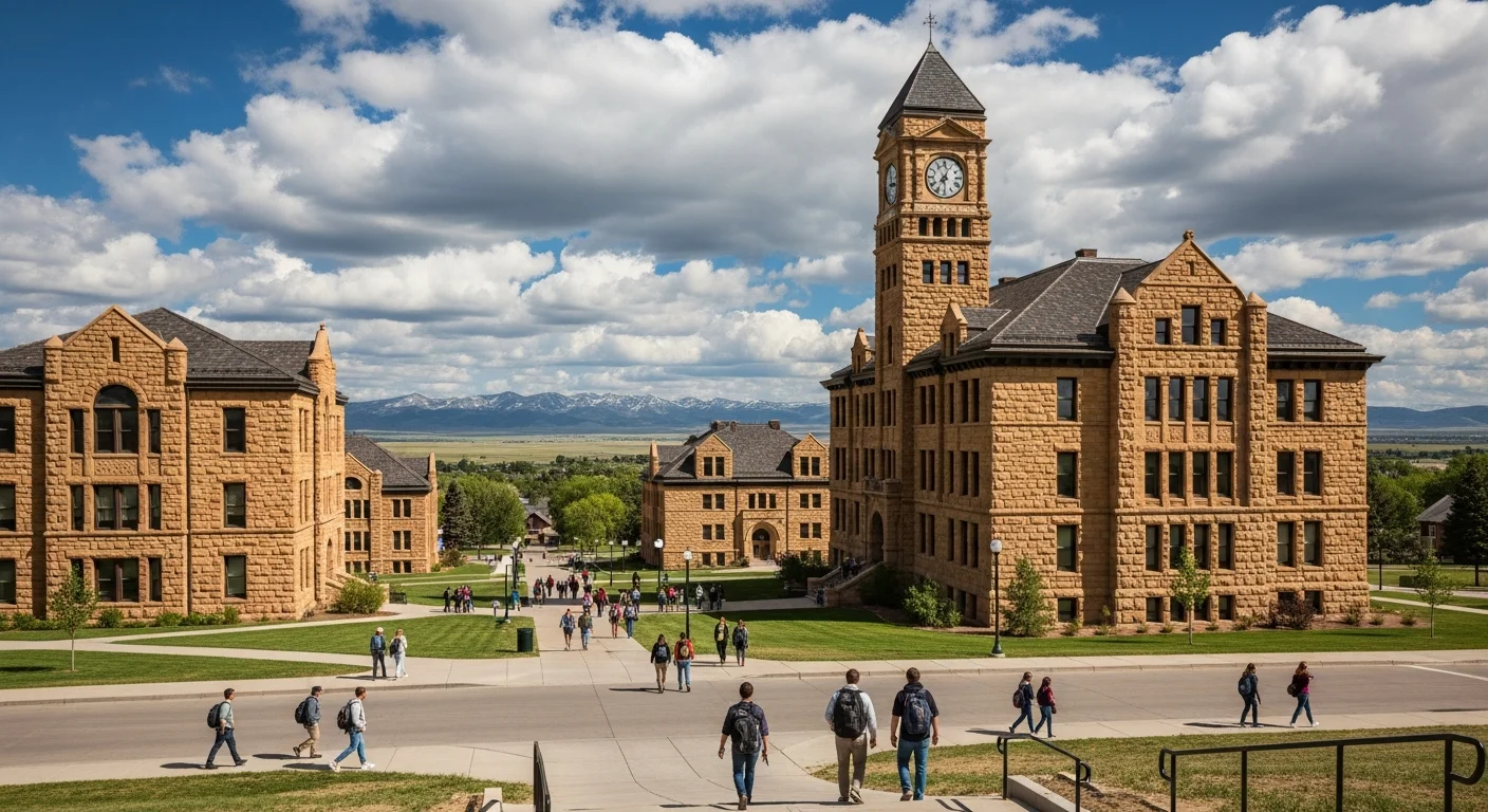 Wyoming university campus representing computer science education